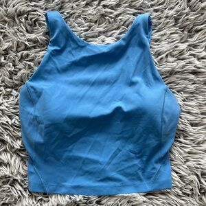Lululemon align high neck tank top Blue